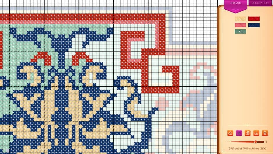 Скриншот 5 из Cross-Stitch Puzzle