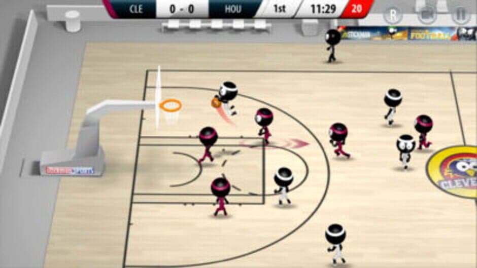 Скриншот 3 из Stickman Basketball 2017