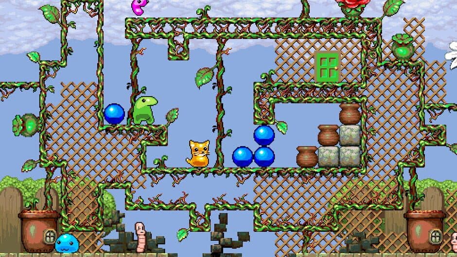 Скриншот 2 из Kitty Kitty Boing Boing: the Happy Adventure in Puzzle Garden!