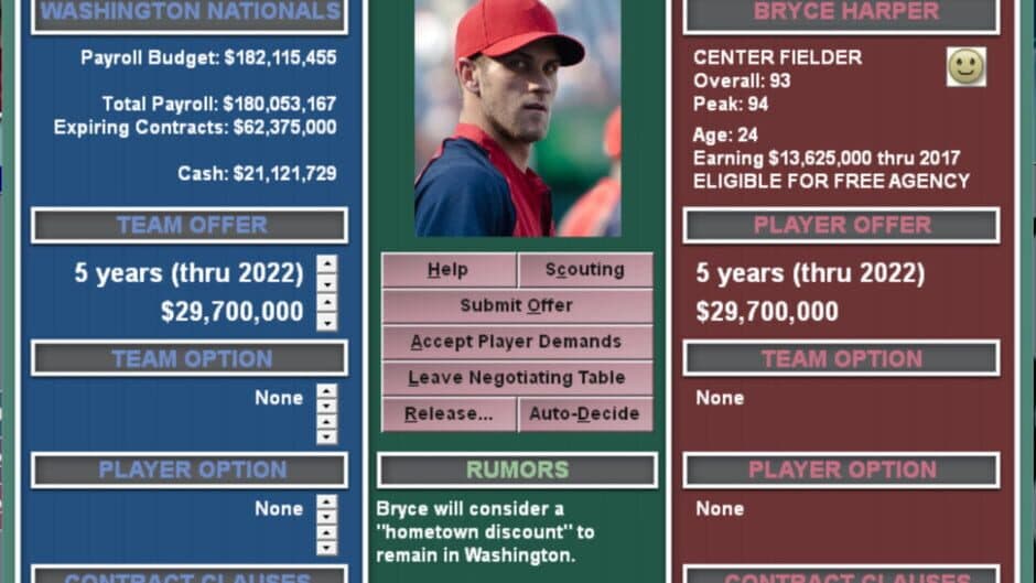 Скриншот 2 из Baseball Mogul 2017