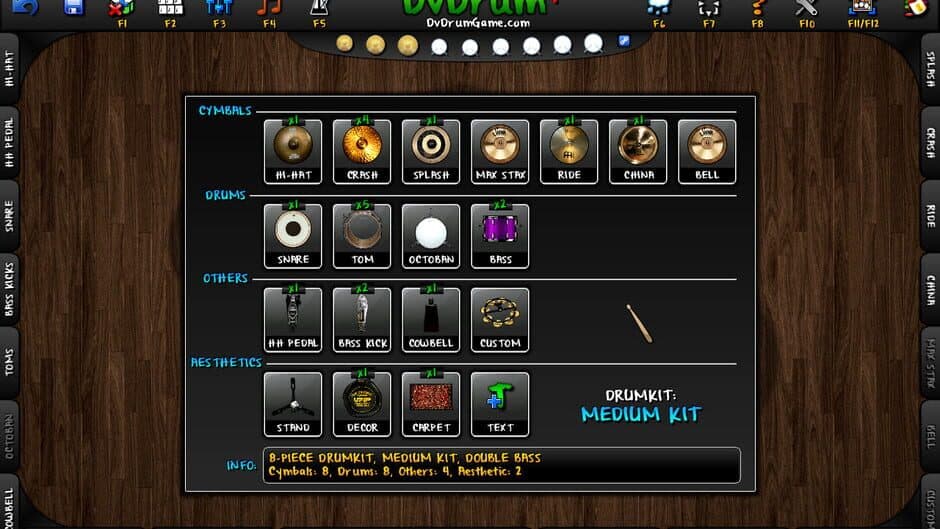 Скриншот 1 из DvDrum, Ultimate Drum Simulator!