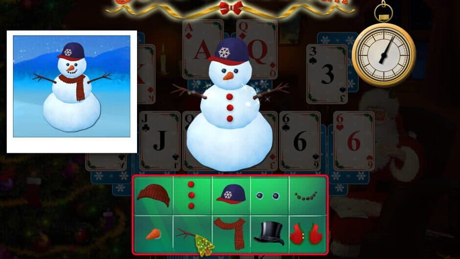 Скриншот 5 из Santa's Christmas Solitaire