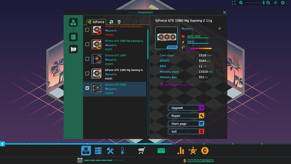 Скриншот 1 из Bitcoin Mining Empire Tycoon