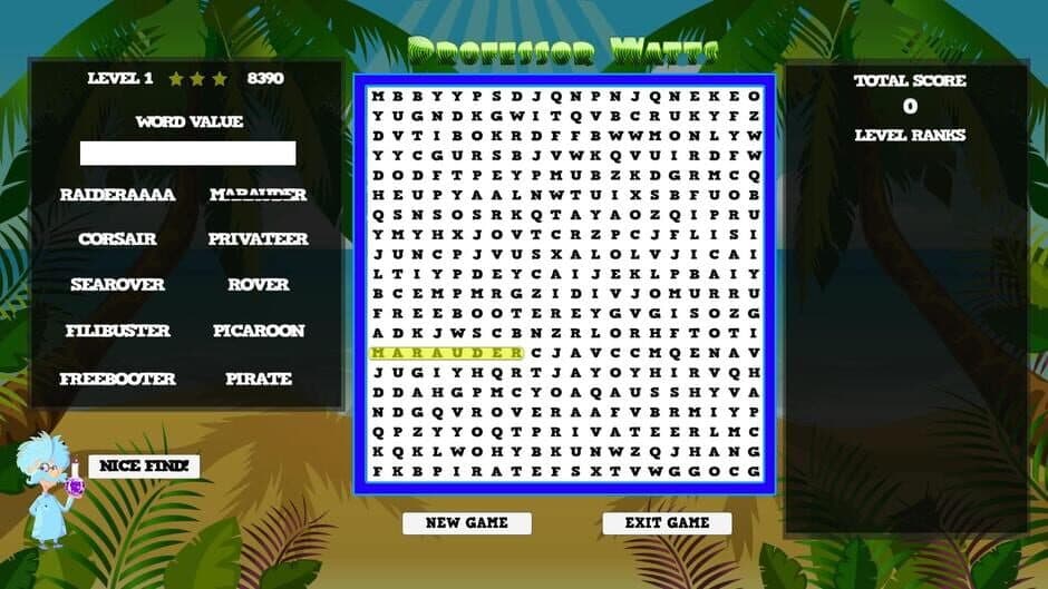 Скриншот 4 из Professor Watts Word Search: Pirates Life