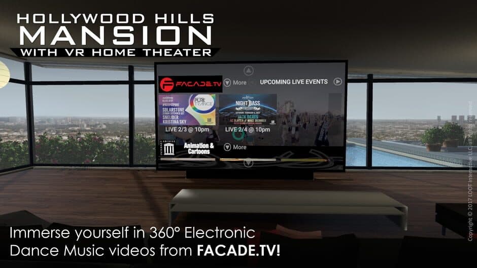 Скриншот 1 из Hollywood Hills Mansion (With VR Home Theater)
