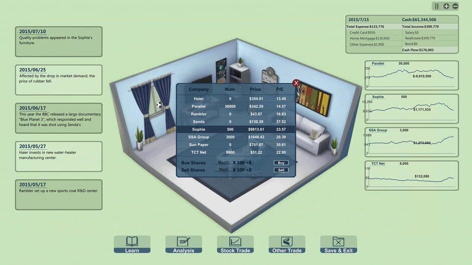 Скриншот 2 из Individual Investor Tycoon