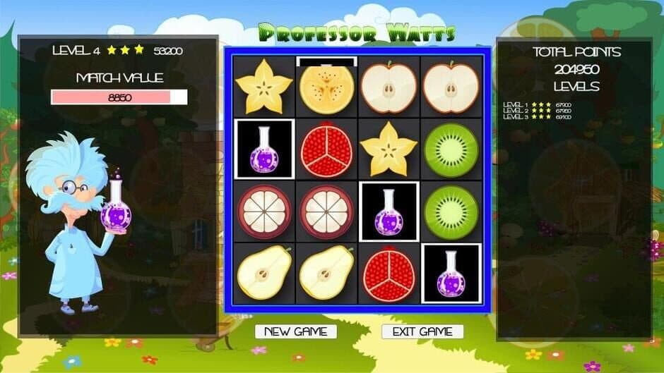 Скриншот 2 из Professor Watts Memory Match: Fresh Fruit