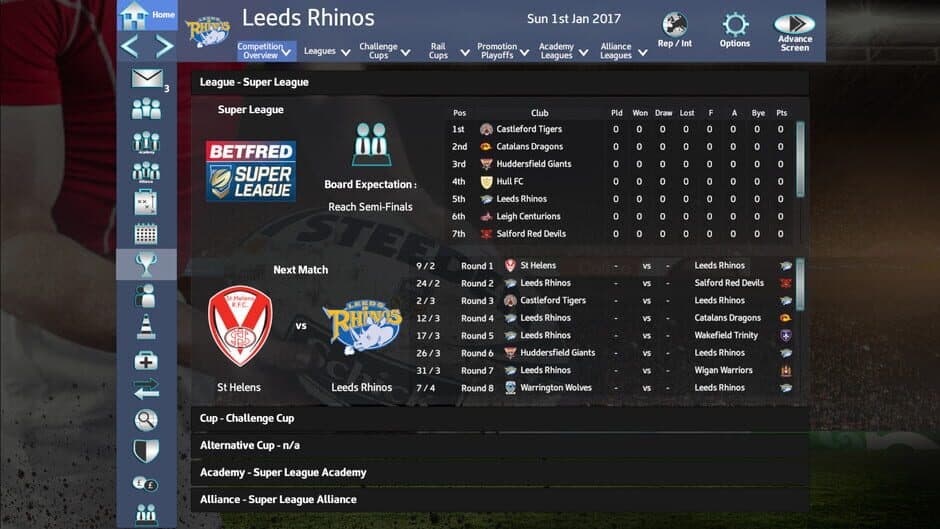 Скриншот 3 из Rugby League Team Manager 2018