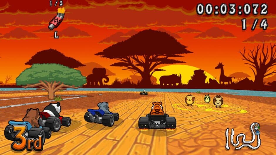 Скриншот 4 из Wacky Wheels HD