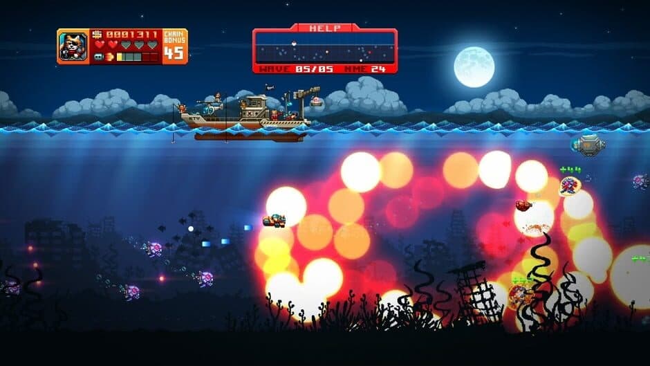 Скриншот 4 из Aqua Kitty: Milk Mine Defender DX