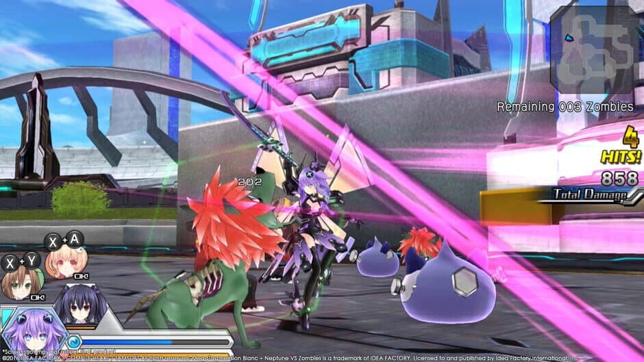 Скриншот 1 из Megatagmension Blanc + Neptune VS Zombies