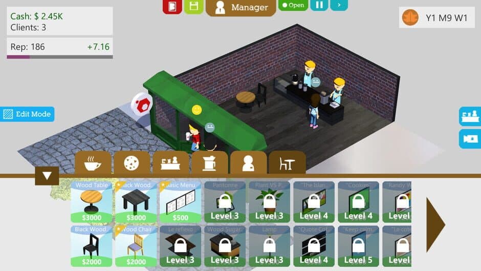 Скриншот 1 из Coffee Shop Tycoon