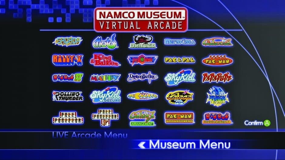 Скриншот 1 из Namco Museum Virtual Arcade