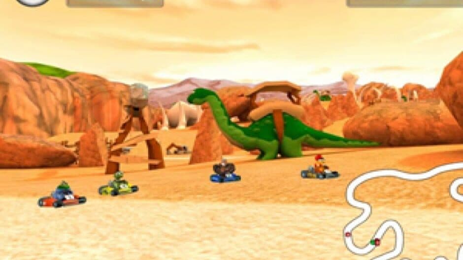 Скриншот 1 из Crazy Chicken Kart 3