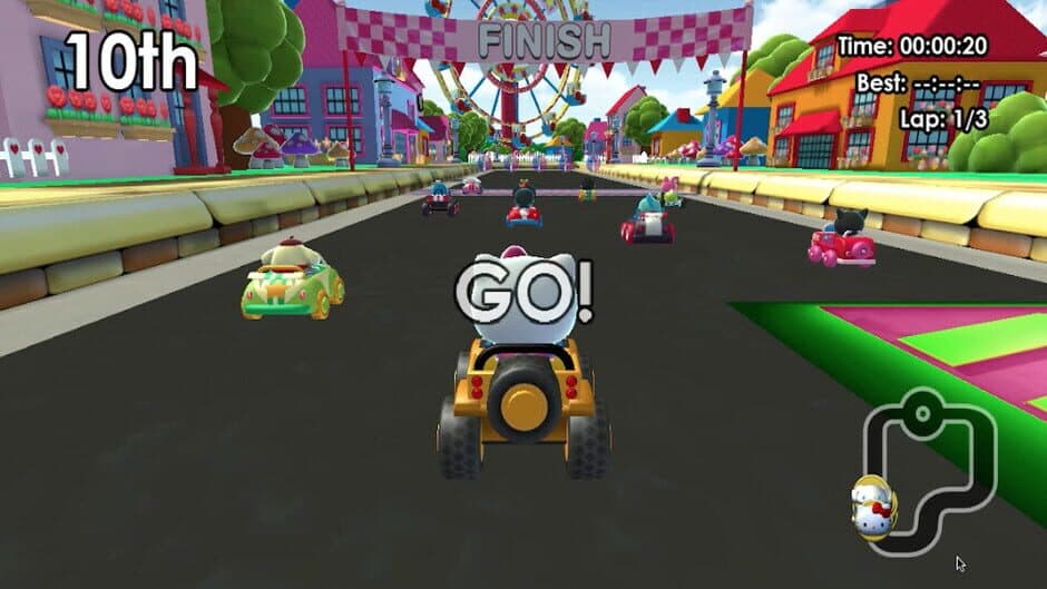 Скриншот 3 из Hello Kitty and Sanrio Friends Racing