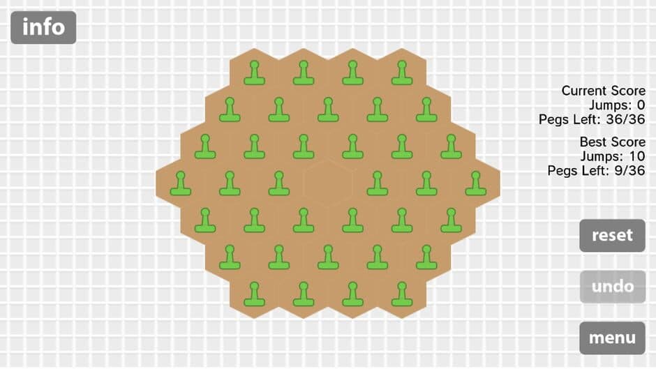 Скриншот 2 из Peg Solitaire