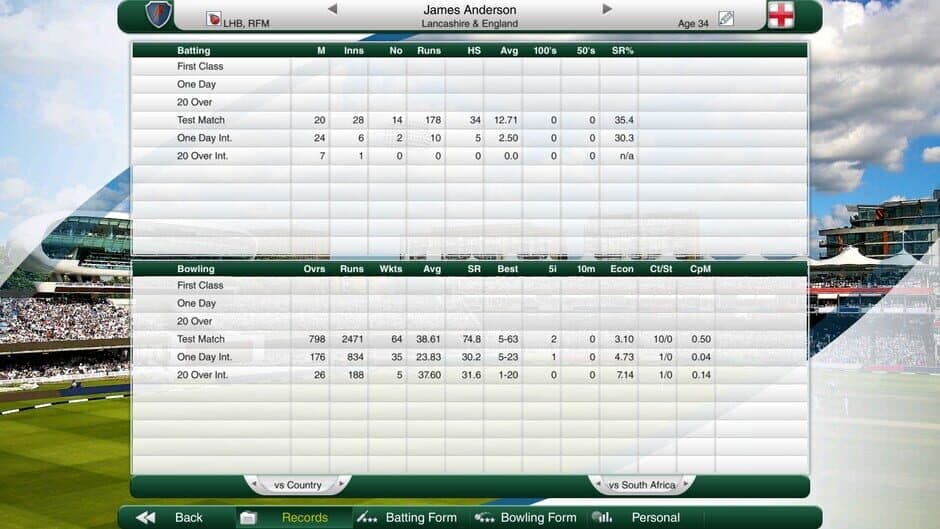 Скриншот 1 из Cricket Captain 2017