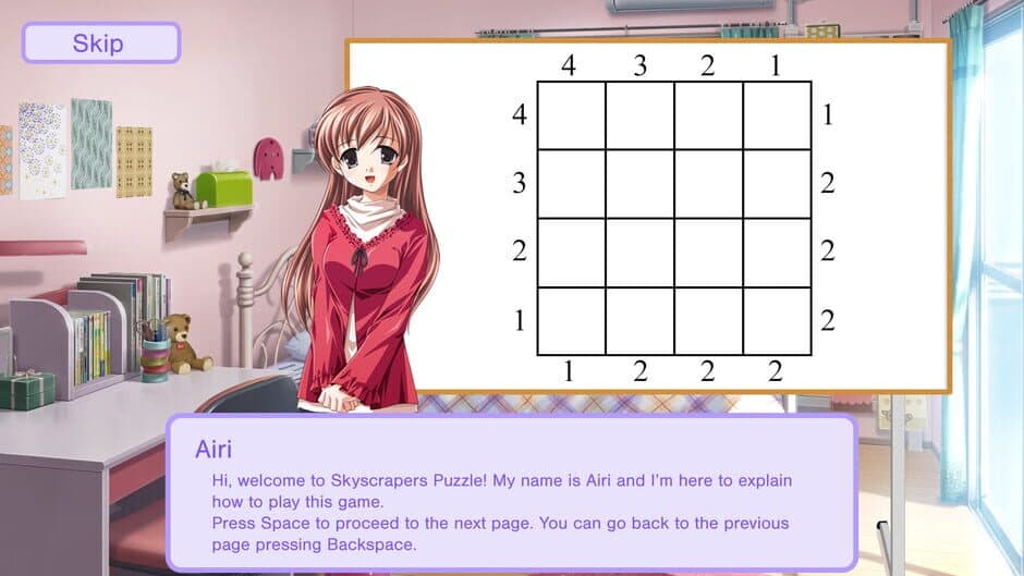 Скриншот 1 из Skyscrapers Puzzle: Airi's tale