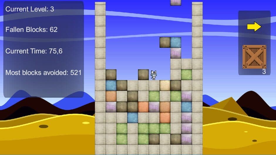 Скриншот 1 из Raining blocks