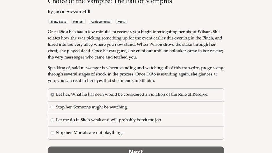 Скриншот 2 из Choice of the Vampire: The Fall of Memphis