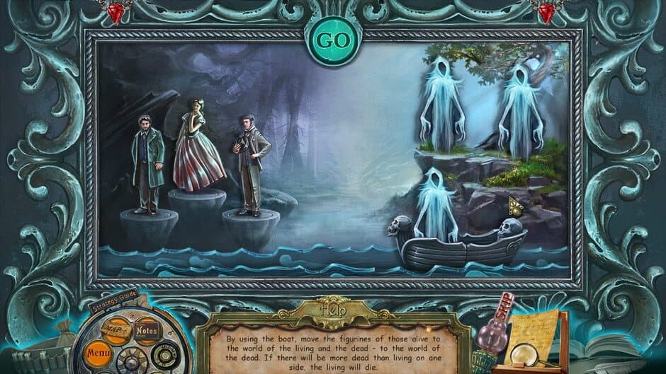 Скриншот 8 из Dark Tales: Edgar Allan Poe's The Mystery of Marie Roget - Collector's Edition