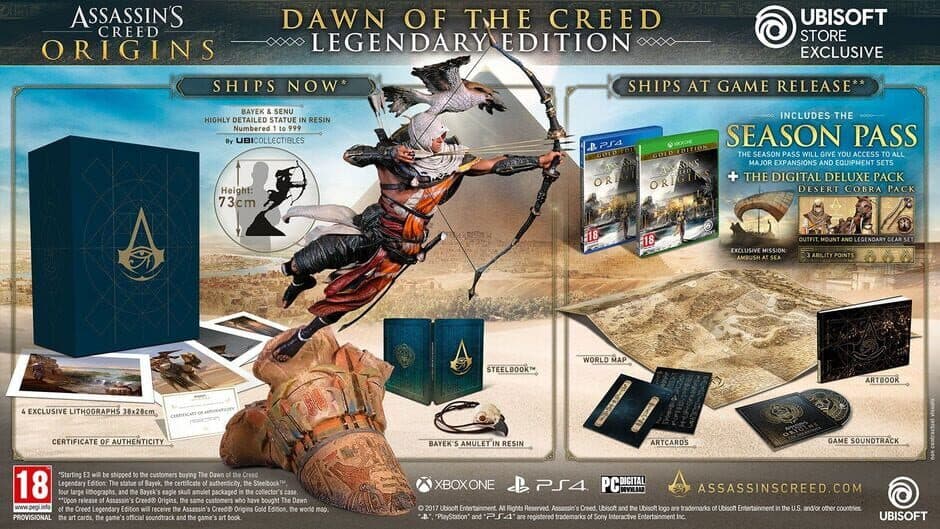 Скриншот 1 из Assassin's Creed: Origins - Dawn of the Creed Legendary Edition