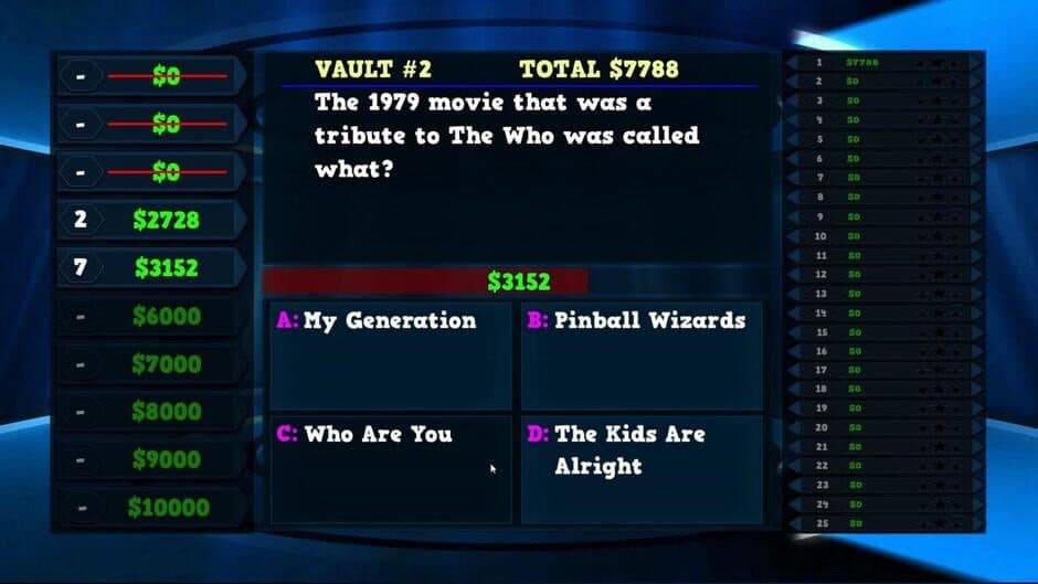Скриншот 3 из Trivia Vault: Classic Rock Trivia