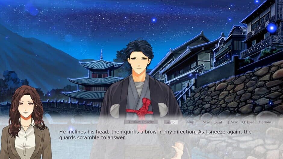 Скриншот 4 из Wishes In Pen: Chrysanthemums in August - Otome Visual Novel
