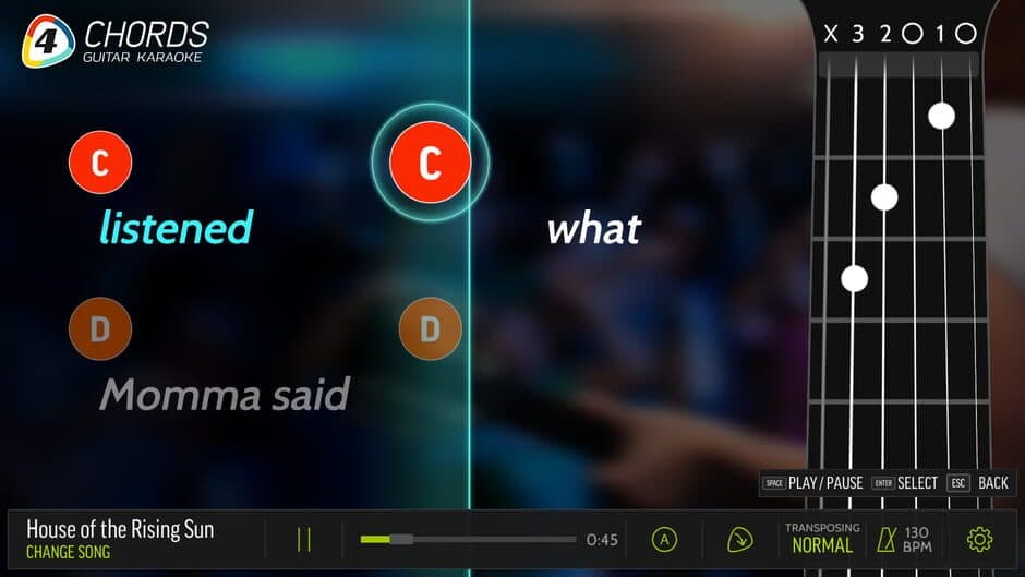 Скриншот 3 из FourChords Guitar Karaoke