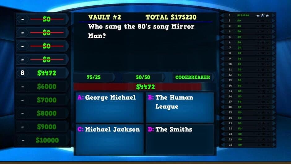Скриншот 1 из Trivia Vault: Music Trivia