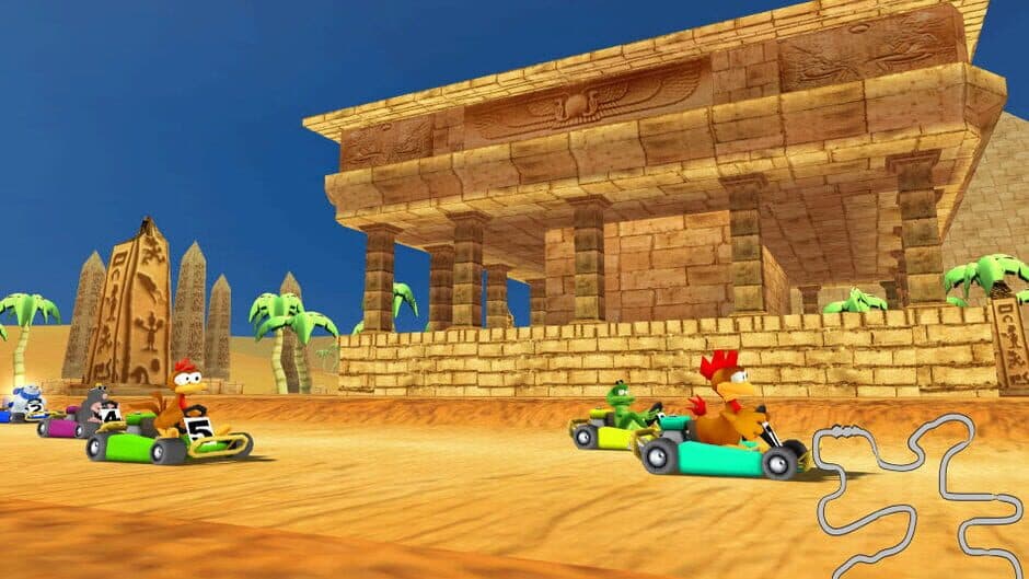 Скриншот 1 из Moorhuhn Kart
