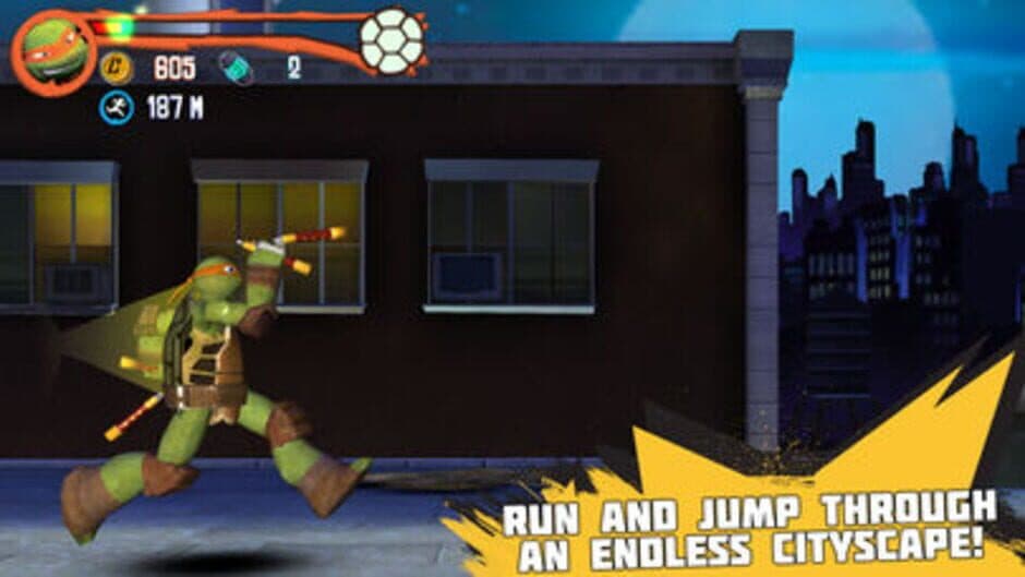 Скриншот 2 из Teenage Mutant Ninja Turtles: Rooftop Run
