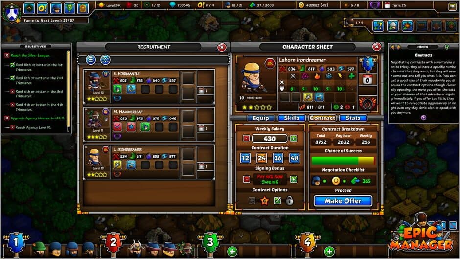 Скриншот 4 из Epic Manager - Create Your Own Adventuring Agency