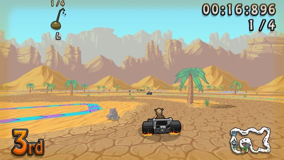 Скриншот 1 из Wacky Wheels HD