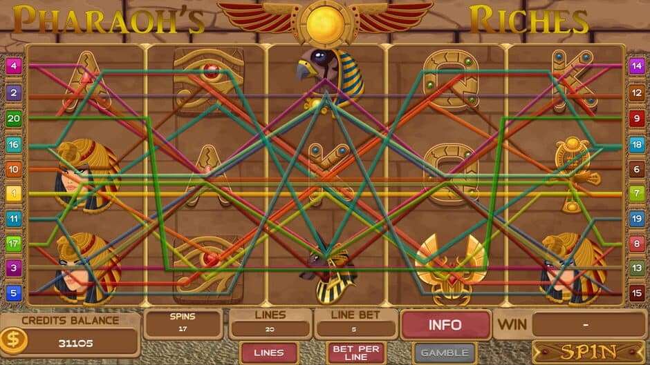 Скриншот 2 из Slots - Pharaoh's Riches
