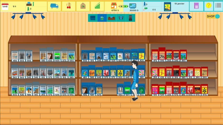 Скриншот 3 из Shop Manager : Video Game Tycoon