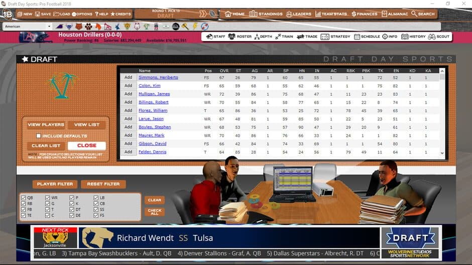 Скриншот 10 из Draft Day Sports: Pro Football 2018