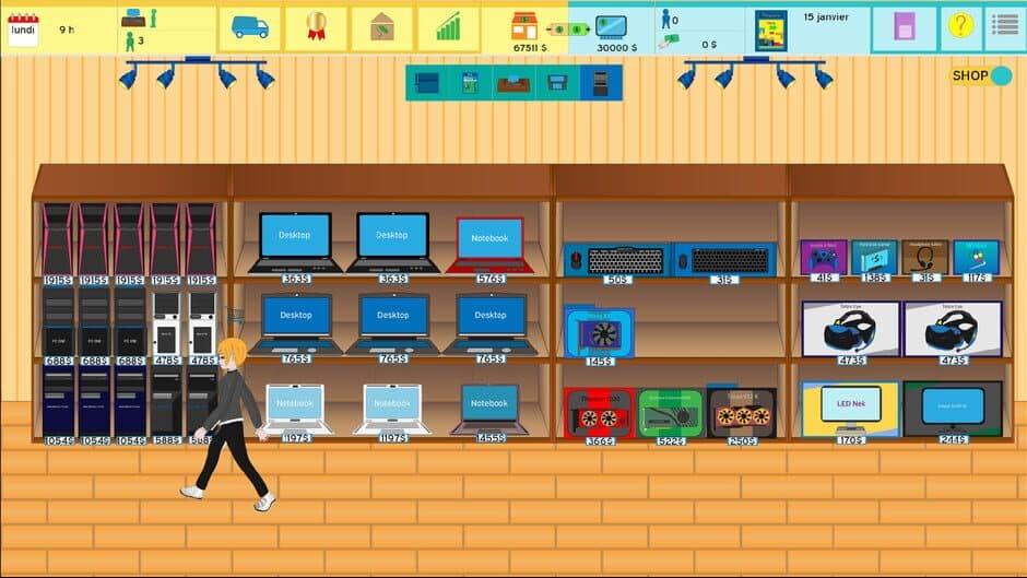 Скриншот 6 из Shop Manager : Video Game Tycoon