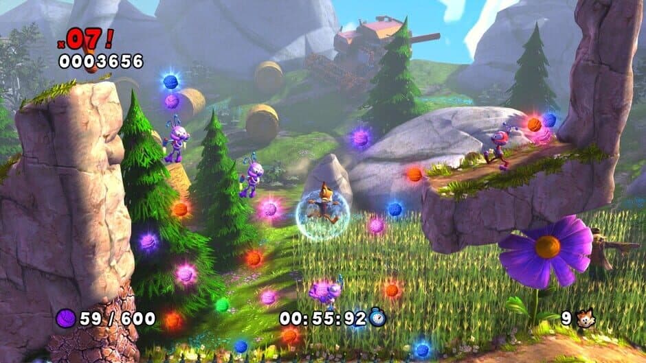 Скриншот 2 из Bubsy: The Woolies Strike Back