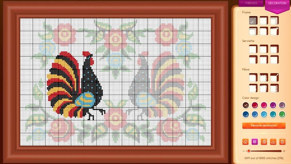 Скриншот 3 из Cross-Stitch Puzzle