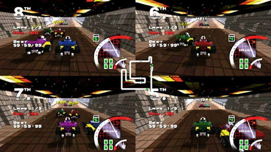 Скриншот 2 из 3D Pixel Racing