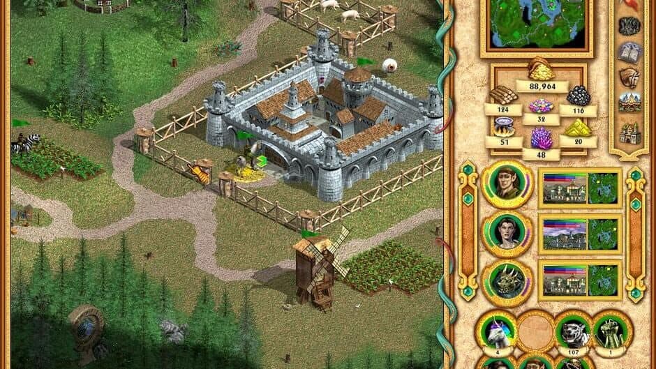 Скриншот 2 из Heroes of Might and Magic IV