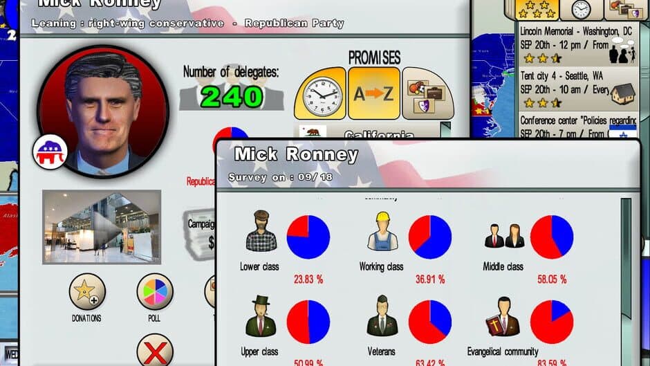 Скриншот 2 из The Race for the White House