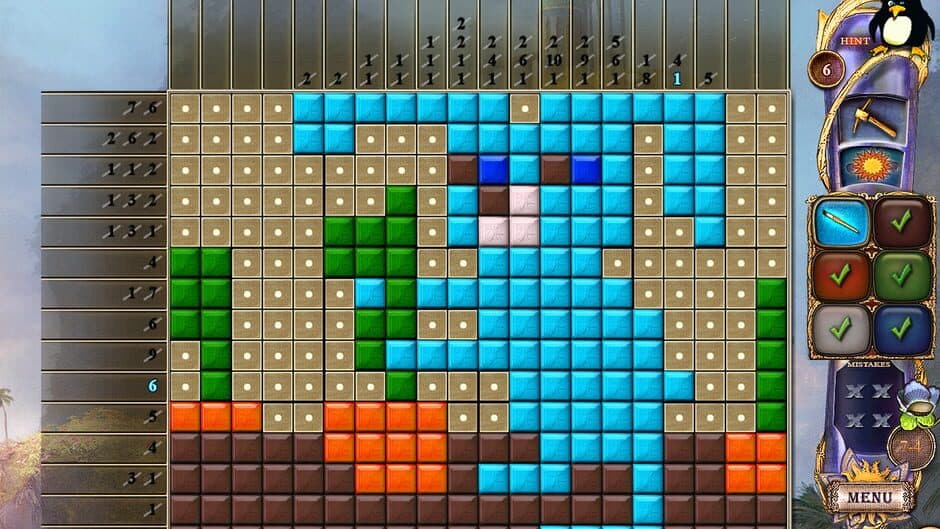 Скриншот 3 из Fantasy Mosaics 24: Deserted Island