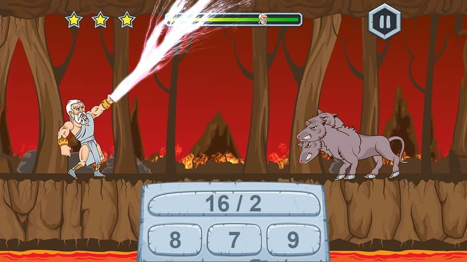 Скриншот 2 из Zeus vs Monsters: Math Game for Kids