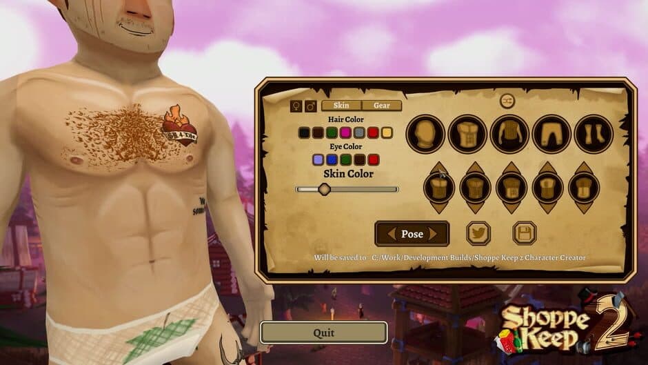 Скриншот 3 из Shoppe Keep 2 Character Creator Preview