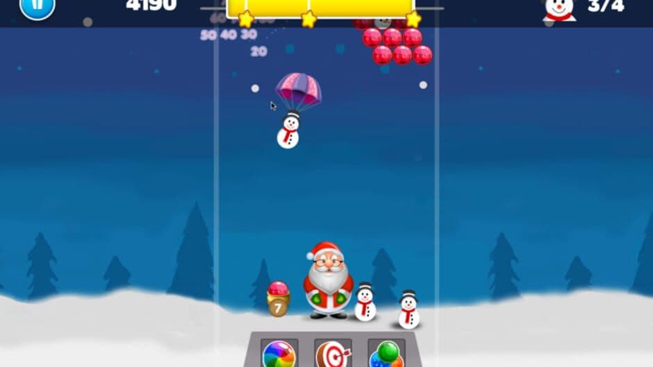 Скриншот 1 из Christmas Bubble Shooter