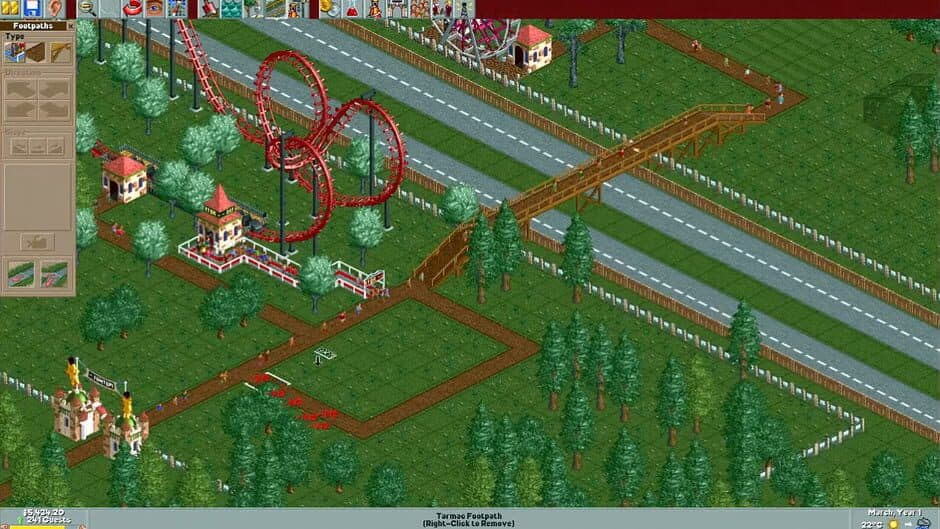 Скриншот 2 из RollerCoaster Tycoon