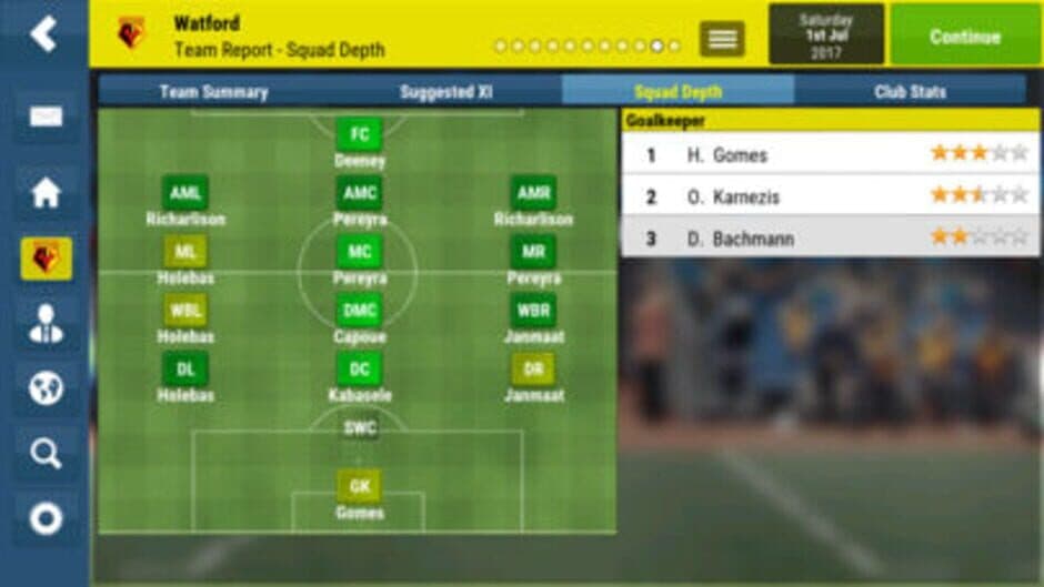 Скриншот 3 из Football Manager Mobile 2018