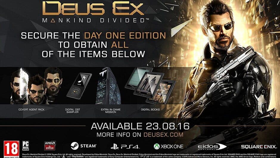 Скриншот 1 из Deus Ex: Mankind Divided - Day One Edition